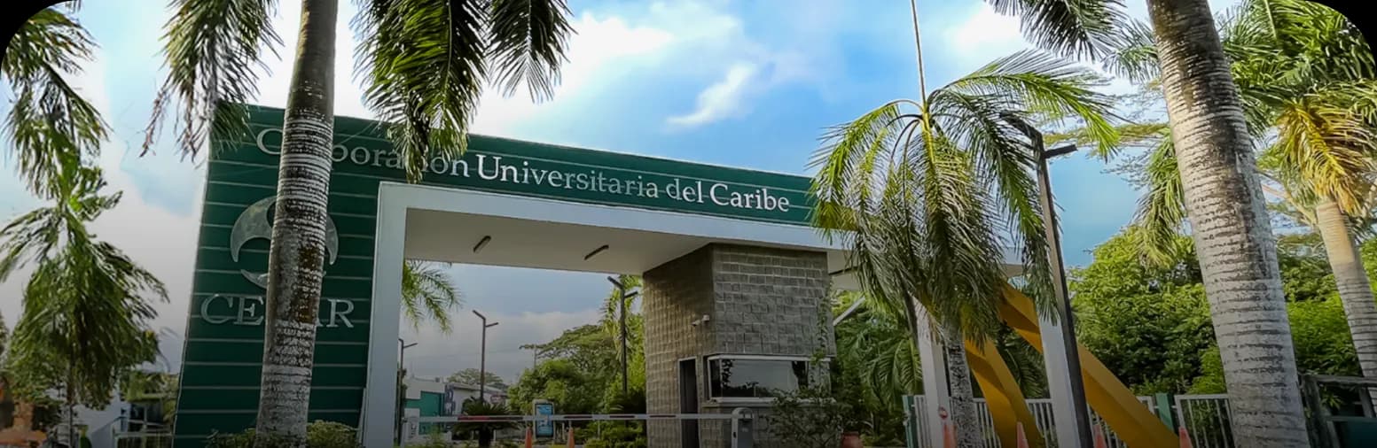 Entrada al campus de CECAR